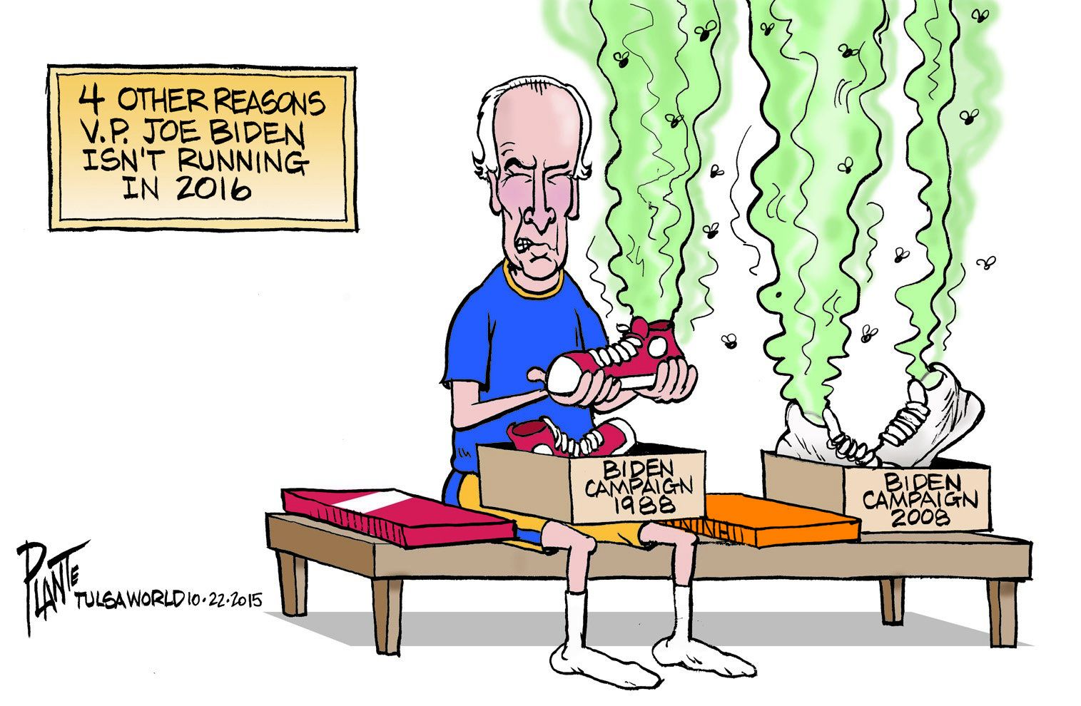 Bruce Plante Cartoon: V. P. Joe Biden's other reasons